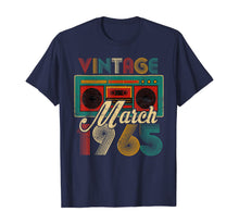Load image into Gallery viewer, March 1965 Limited Edition Vintage Gifts 55th Birthday T-Shirt-407294