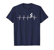 Load image into Gallery viewer, BMX heartbeat t-shirt for BMX riders