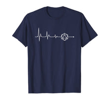 Load image into Gallery viewer, Minimalist D20 Dice Nerdy Dice Set Collector T-Shirt