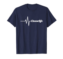 Load image into Gallery viewer, Choose Life Heartbeat Anti-Abortion Pro Life T Shirt