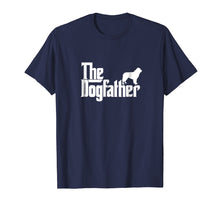Load image into Gallery viewer, Mens The Dogfather Newfoundland Dog Father Dad Shirt