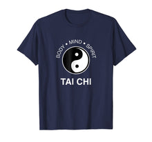 Load image into Gallery viewer, The Art Tai Chi Tshirt - Body Mind Spirit Yin Yang Tee