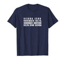 Load image into Gallery viewer, SIERRA ECHO NOVEMBER DELTA NOVEMBER UNIFORM SHIRT