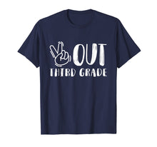 Load image into Gallery viewer, Peace Out Third Grade Graduation Shirt Last Day of School