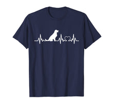 Load image into Gallery viewer, Golden Retriever Heartbeat Love My Golden Retriever T-Shirt