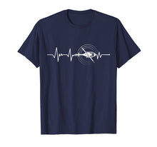 Load image into Gallery viewer, Funny Helicopter Pilot Heartbeat Shirt