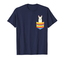 Load image into Gallery viewer, Cute Llama In Pocket Gift T-Shirt