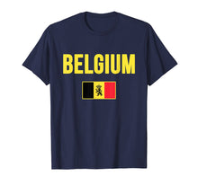 Load image into Gallery viewer, Belgium T-shirt Belgian Flag Souvenir Gift