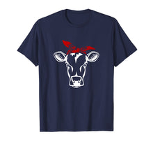 Load image into Gallery viewer, Cute Funny Heifer Cow with Bandana T-shirt for Women's
