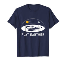 Load image into Gallery viewer, Flat Earther T-Shirt Flat Earth Theory Society Tee