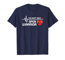 Load image into Gallery viewer, Post Heart Surgery Bypass Recovery Tshirt Open Heart Warrior