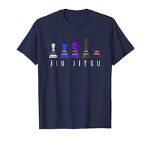 Load image into Gallery viewer, Jiu Jitsu Training Shirt for Chess, Gift for BJJ with Text
