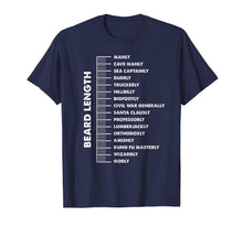 Load image into Gallery viewer, Beard Ruler Length T Shirt: Gift For Bearded Men