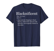 Load image into Gallery viewer, Blacknificent Magnificent Black Pride Melanin Shirt Gift