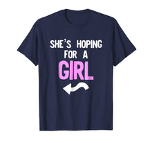 Load image into Gallery viewer, Mens Gender reveal matching shirts for mom and dad gender party