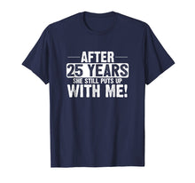 Load image into Gallery viewer, 25th Anniversary T-Shirt 25 Years Marriage Husband Gift