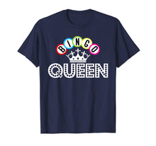 Load image into Gallery viewer, Bingo T-Shirt Bingo Queen Crown Tee Shirt Bingo Balls Gift