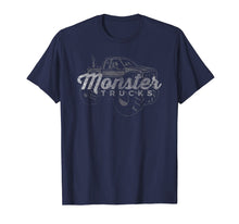 Load image into Gallery viewer, Monster Trucks Vintage Retro Big Truck Lover T-Shirt