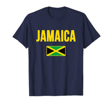 Load image into Gallery viewer, Jamaican Flag T-shirt Jamaica Souvenir Gift