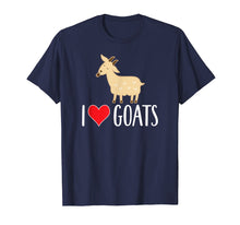 Load image into Gallery viewer, I Love Goats T-shirt