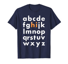 Load image into Gallery viewer, Hi Alphabet Letters ABC's T-Shirt