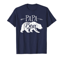 Load image into Gallery viewer, Papa Bear T shirt Fathers Day Family Matching Couple Men Tee
