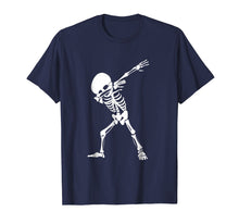 Load image into Gallery viewer, Dabbing Skeleton Shirt - Funny Halloween Dab Skull T-Shirt