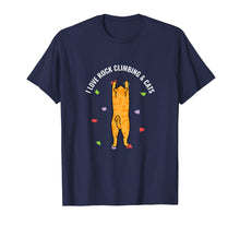 Load image into Gallery viewer, Rock Climbing Cat Tshirt Cute Birthday Gift Lover Shirt