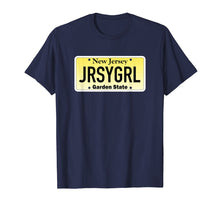 Load image into Gallery viewer, Jersey Girl New Jersey License Plate T-Shirt