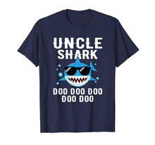 Load image into Gallery viewer, Uncle Shark Doo Doo Doo Funny Gifts Cute Family Shirt