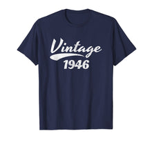 Load image into Gallery viewer, 73rd Birthday T-shirt Gift Vintage 1946 Design