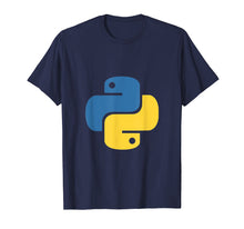 Load image into Gallery viewer, Official Python Logo for Developers T-Shirt