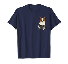 Load image into Gallery viewer, Papillon in pocket tee shirts