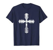 Load image into Gallery viewer, Christian Worship Team Guitar Cross Shirt