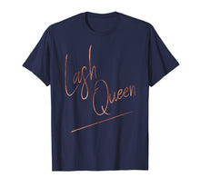 Load image into Gallery viewer, Eyelashes Lash Queen Ombre Handwriting Tee for Makeup Artist