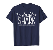 Load image into Gallery viewer, Mens Daddy Shark Doo Doo Fathers Day Gift T-Shirt