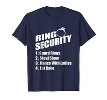 Load image into Gallery viewer, Ring Security Shirt Ring Bearer Wedding Duties List T-shirt