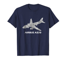 Load image into Gallery viewer, Airbus A320 jet airplane cutaway aviation pilot T-Shirt gift