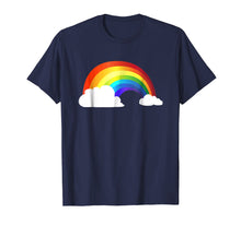 Load image into Gallery viewer, Rainbow T-Shirt - Shiny Rainbow in the Clouds