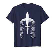 Load image into Gallery viewer, Phonetic Alphabet T-Shirt | Aviation Pilot Airplane Shirt