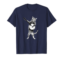 Load image into Gallery viewer, Funny Cat T-Shirt Cat Playing Banjo- Banjo Cat Tee Shirt