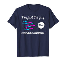 Load image into Gallery viewer, Funny Gender Reveal Shirt For Daddy, Guy Behind The Swimmers