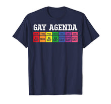 Load image into Gallery viewer, Mens Gay Agenda T-Shirt Pride Love LGBT Tee