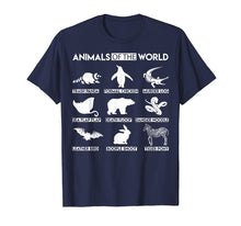 Load image into Gallery viewer, Simple Vintage Humor Funny Rare Animals Of The World T Shirt