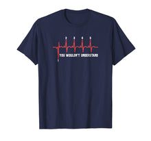 Load image into Gallery viewer, Motorcycle Shirt - Heartbeat Motorcycle Shirt - 1 Down 5 up