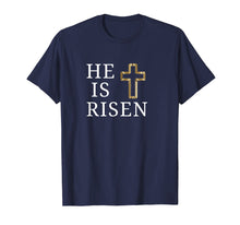 Load image into Gallery viewer, He is Risen T-Shirt Jesus Christ Religious Easter Shirts