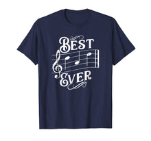 Load image into Gallery viewer, Mens Best Dad Ever Music Notes Funny Father's Day Gift T-Shirt
