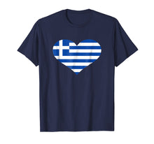 Load image into Gallery viewer, Greece heart flag T-Shirt