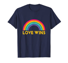 Load image into Gallery viewer, Love Wins Shirt Gay Lesbian Pride Gift LGBT March Rainbow