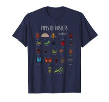 Load image into Gallery viewer, Bug T-Shirt - Bug Identification Types Of Insects Tee